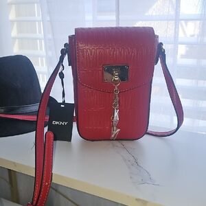 DKNY Cherry Red Crossbody Bag